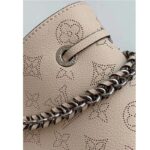 Louis Vuitton LV Women Bella Tote Crème Beige Mahina Perforated Calfskin - Image 9