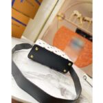 Louis Vuitton LV Women Capucines BB Black White Calfskin Cowhide Leather - Imagen 6
