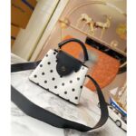 Louis Vuitton LV Women Capucines BB Black White Calfskin Cowhide Leather - Imagen 5