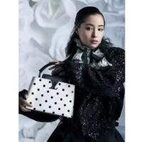 Louis Vuitton LV Women Capucines BB Black White Calfskin Cowhide Leather (2)