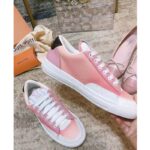 Louis Vuitton LV Women Charlie Sneaker Rose Clair Pink Recycled Rubber LV Initials - Image 3
