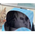 Louis Vuitton LV Unisex Discovery Backpack Gradient Blue Damier Stripes Coated Canvas - immagine 7
