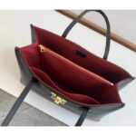 Louis Vuitton LV Women Lockme Shopper Black Grained Calf Leather - Image 8