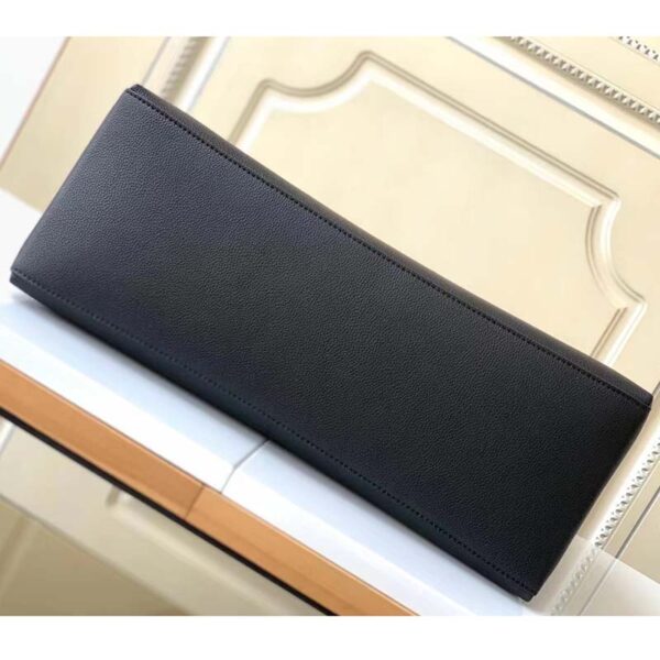 Louis Vuitton LV Women Lockme Shopper Black Grained Calf Leather (9)