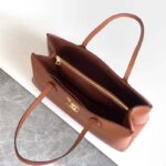 Louis Vuitton LV Women Lockme Shopper Chataigne Brown Grained Calf Leather – Image 7