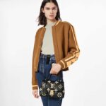 Louis Vuitton LV Women Madeleine BB Handbag Black Beige Embossed Grained Cowhide Leather - Image 11