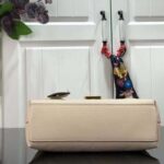 Louis Vuitton LV Women Madeleine BB Handbag Crème Beige Embossed Grained Cowhide – Image 5