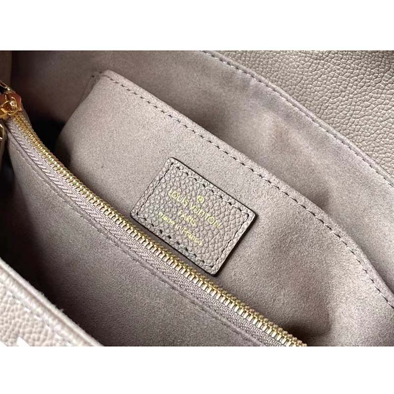 Louis Vuitton Madeleine mm Bicolore Tourterelle Creme Monogram Empreinte