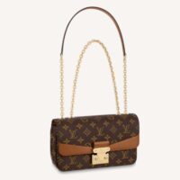 Louis Vuitton LV Women Marceau Brown Monogram Coated Canvas Cowhide Leather (10)