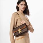 Louis Vuitton LV Women Marceau Brown Monogram Coated Canvas Cowhide Leather - Imagen 11
