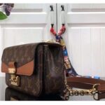 Louis Vuitton LV Women Marceau Brown Monogram Coated Canvas Cowhide Leather - Imagen 3
