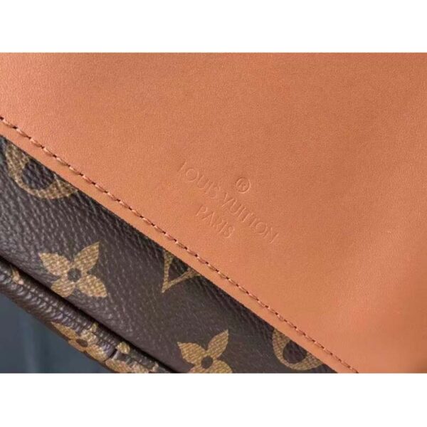 Louis Vuitton LV Women Marceau Brown Monogram Coated Canvas Cowhide Leather (3)