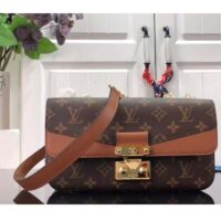 Louis Vuitton LV Women Marceau Brown Monogram Coated Canvas Cowhide Leather (10)