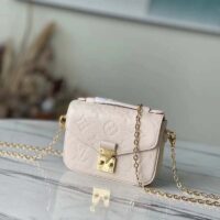 Louis Vuitton LV Women Micro Métis Beige Monogram Empreinte Embossed Supple Grained Cowhide (3)