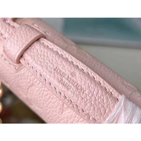 Louis Vuitton LV Women Micro Métis Pink Monogram Empreinte Embossed Supple Grained Cowhide (2)