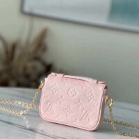 Louis Vuitton LV Women Micro Métis Pink Monogram Empreinte Embossed Supple Grained Cowhide (6)