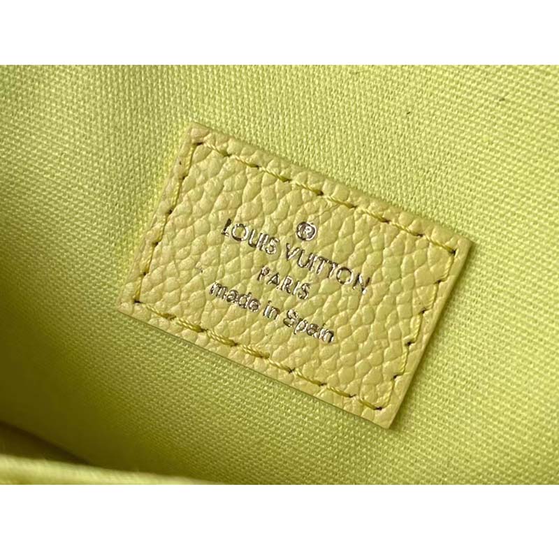 Louis Vuitton Micro Metis Monogram Empreinte Leather Yellow