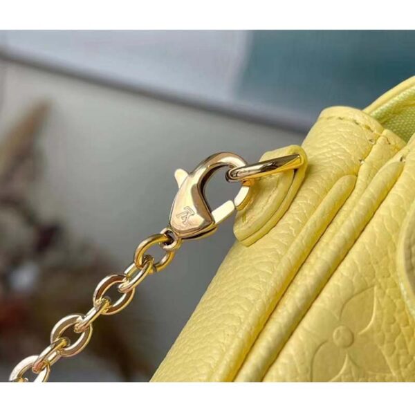 Louis Vuitton LV Women Micro Métis Yellow Monogram Empreinte Embossed Supple Grained Cowhide (6)