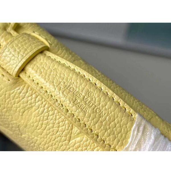 Louis Vuitton LV Women Micro Métis Yellow Monogram Empreinte Embossed Supple Grained Cowhide (8)
