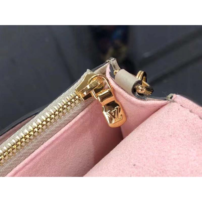 Louis Vuitton MYLOCKME Chain Pochette Greige Beige in Calfskin