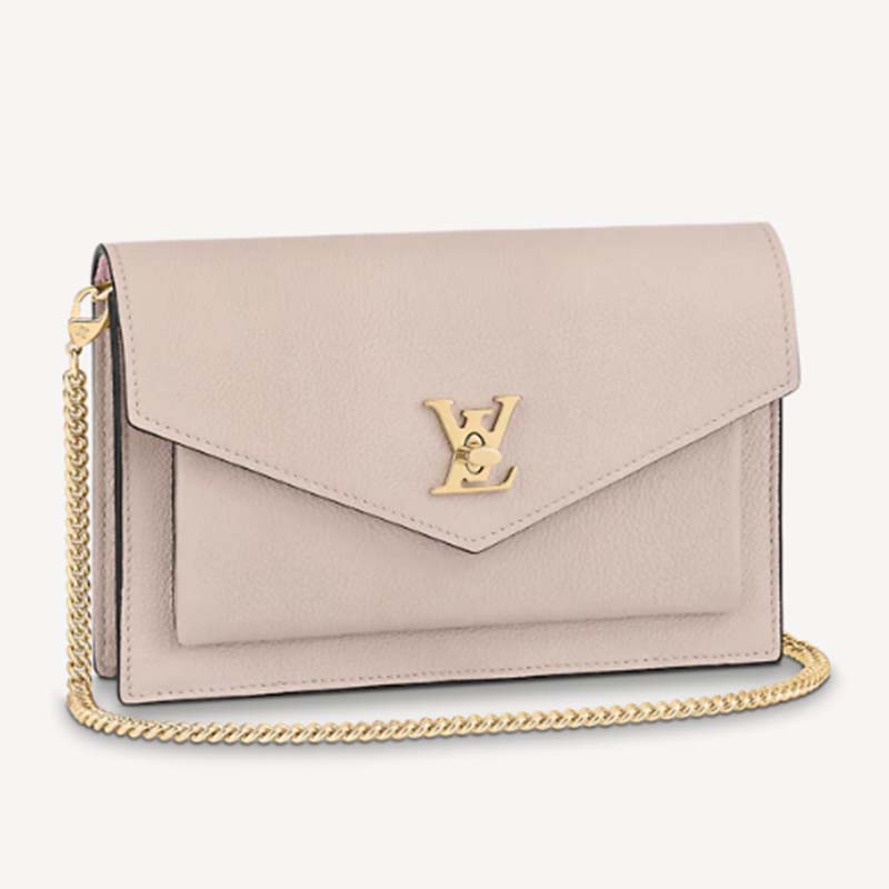 Louis Vuitton MyLockMe Chain Bag Cream/Black Calf