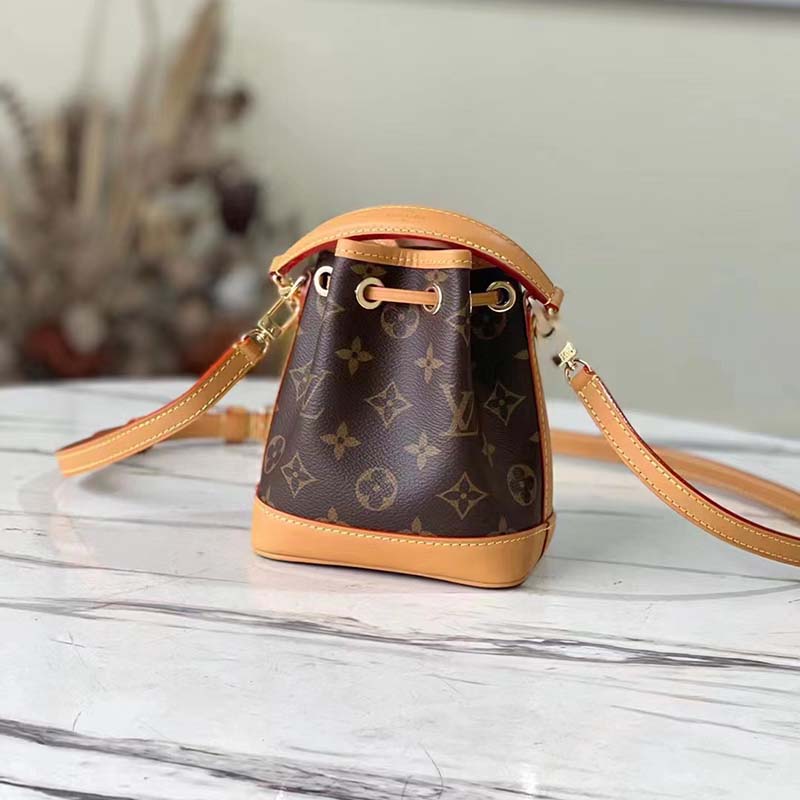 Louis Vuitton LV Nano Noe Bag new Brown Leather ref.538473 - Joli