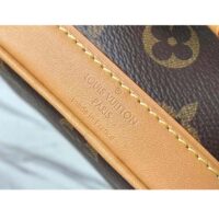 Louis Vuitton LV Women Nano Noé Bucket Bag Monogram Coated Canvas Brown (5)