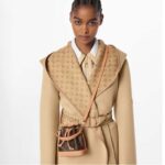 Louis Vuitton LV Women Nano Noé Bucket Bag Monogram Coated Canvas Brown - Image 12