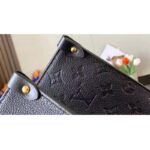 Louis Vuitton LV Women OnTheGO GM Tote Bag Black Monogram Embossed Leather - Image 8