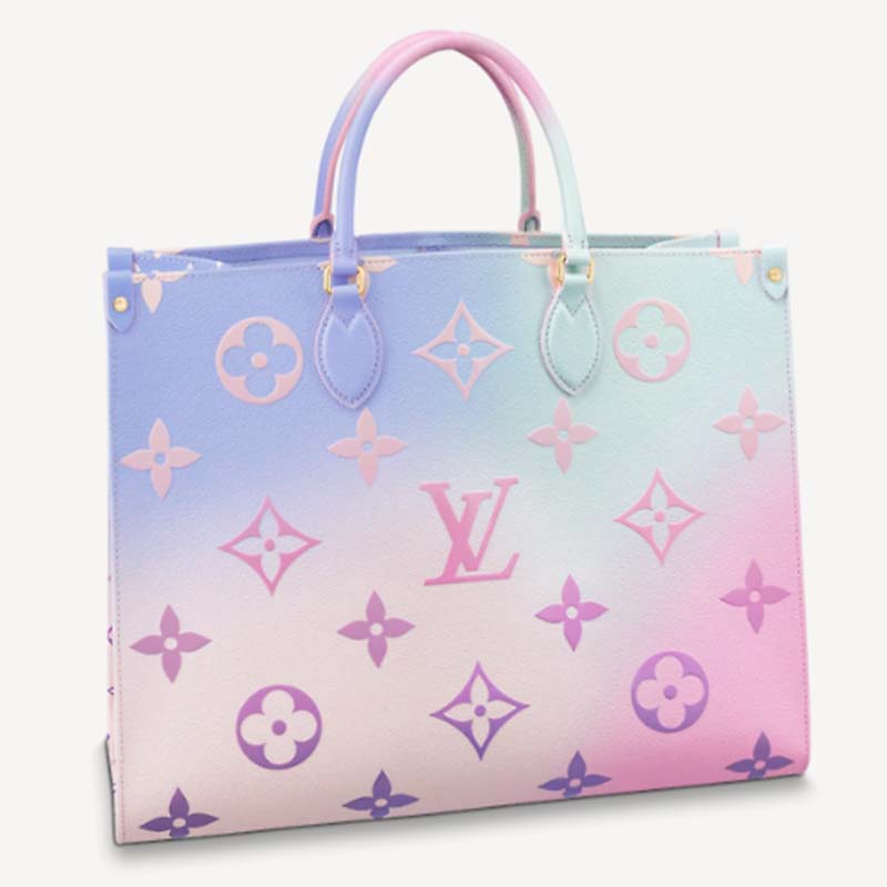 Louis Vuitton Monogram Spring in City Sunrise Pastel Onthego GM