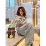 Louis Vuitton LV Women Organza Track Top Polyester Translucent Regular Fit - immagine 11