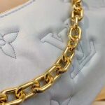Louis Vuitton LV Women Over The Moon Blue Quilted Embroidered Smooth Calf Leather - Image 6