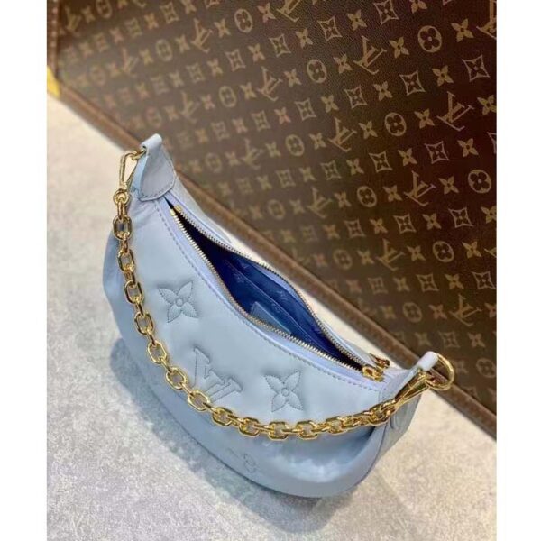 Louis Vuitton LV Women Over The Moon Blue Quilted Embroidered Smooth Calf Leather (11)