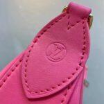 Louis Vuitton LV Women Over The Moon Pink Quilted Embroidered Smooth Calf Leather – Image 8