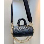 Louis Vuitton LV Women Papillon BB Handbag Black Quilted Embroidered Smooth Calf - Image 2