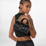 Louis Vuitton LV Women Papillon BB Handbag Black Quilted Embroidered Smooth Calf - Image 11