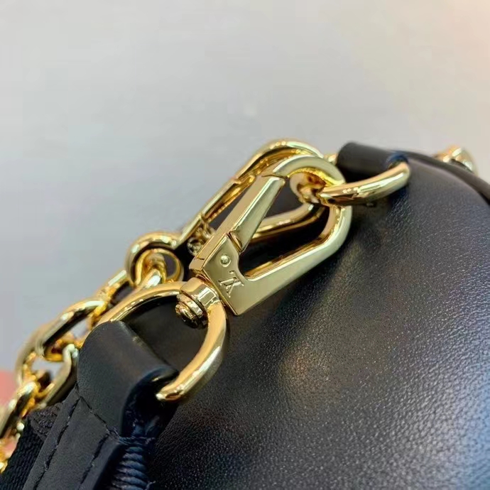 LOUIS VUITTON Papillon BB Black Calf