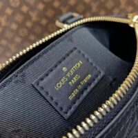 Louis Vuitton LV Women Papillon BB Handbag Black Quilted Embroidered Smooth Calf (11)