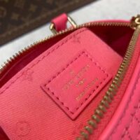 Louis Vuitton LV Women Papillon BB Handbag Pink Quilted Embroidered Smooth Calf (13)