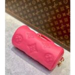 Louis Vuitton LV Women Papillon BB Handbag Pink Quilted Embroidered Smooth Calf - Image 5