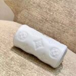 Louis Vuitton LV Women Papillon BB Handbag White Quilted Embroidered Smooth Calf - Image 4