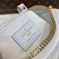 Louis Vuitton LV Women Papillon BB Handbag White Quilted Embroidered Smooth Calf (12)