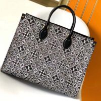 Louis Vuitton LV Women Since 1854 OnTheGo GM Tote Gray Cowhide Leather (3)