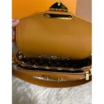 Louis Vuitton LV Women Swing Brown Calfskin Leather Monogram Canvas S Lock - Image 6