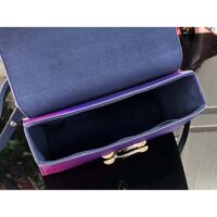 Louis Vuitton LV Women Twist PM Handbag Blue Epi Grained Cowhide Leather (12)
