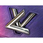 Louis Vuitton LV Women Twist PM Handbag Blue Epi Grained Cowhide Leather - Image 7