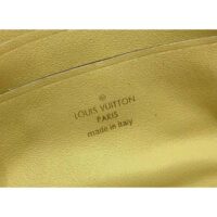 Louis Vuitton LV Women Wallet On Strap Banane Yellow Monogram Embroidered Leather (1)