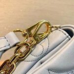 Louis Vuitton LV Women Wallet On Strap Bubblegram Blue Monogram Embroidered Quilted Calf - Image 11