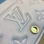 Louis Vuitton LV Women Wallet On Strap Bubblegram Blue Monogram Embroidered Quilted Calf - Image 9