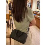 Louis Vuitton Unisex Keepall XS Black Aerogram Cowhide Leather Double Zipped Closure – Image 17